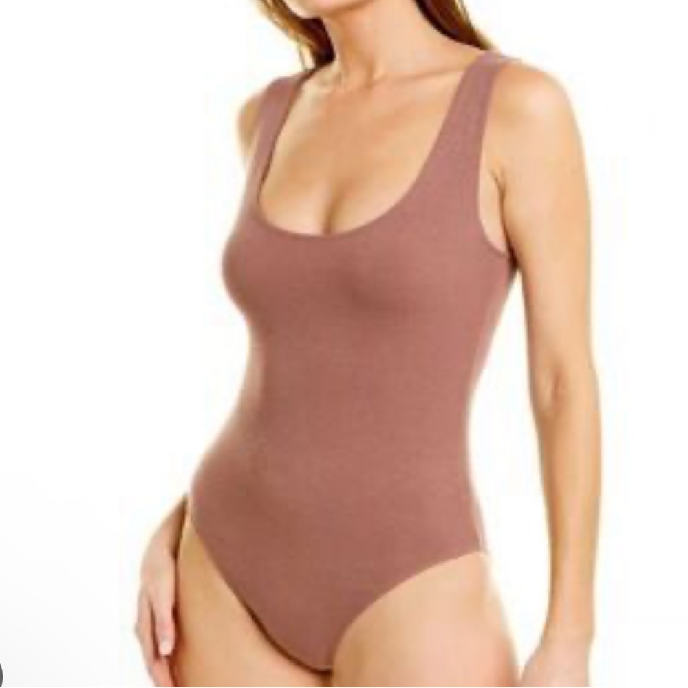 Good American Women's Bodysuit in Warm Brown Size 2